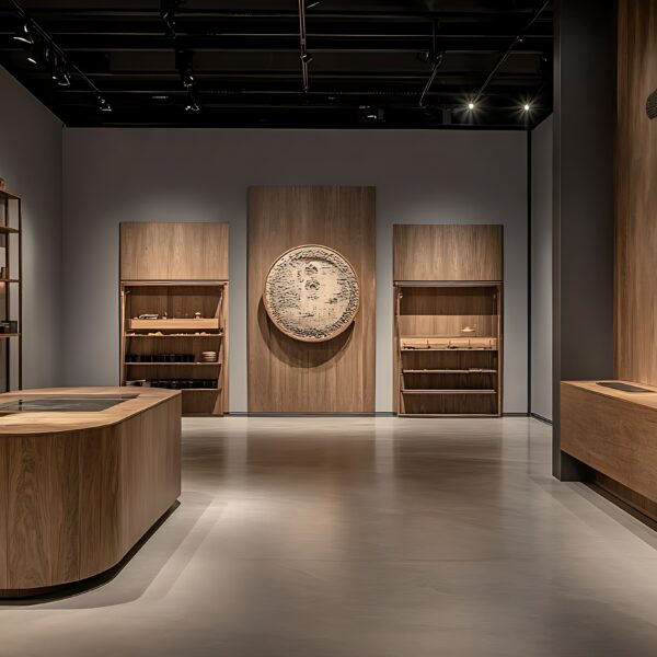 Modern Museum Exhibit Interior Design: Architectural Photography